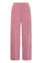 Ichi Kate Corduroy Wide Pant - Heather Rose