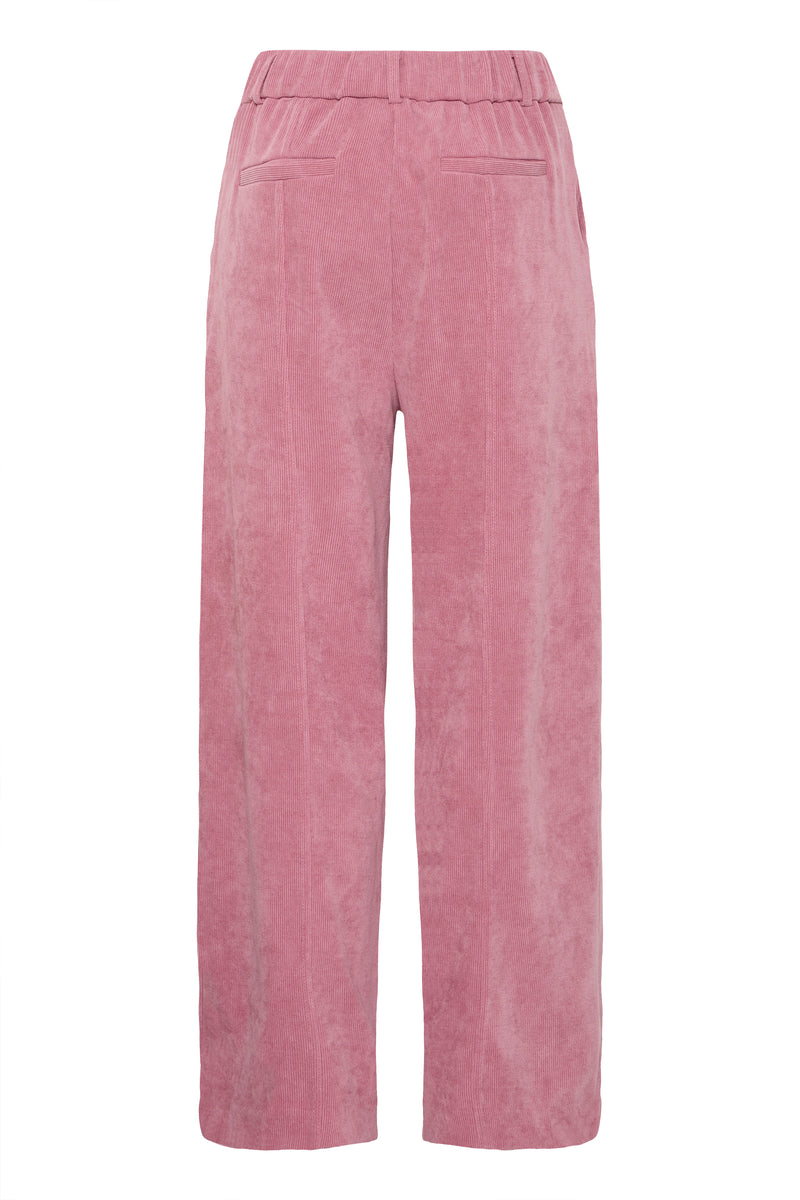 Ichi Kate Corduroy Wide Pant - Heather Rose