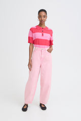 Ichi Avena Pant - Cameo Pink