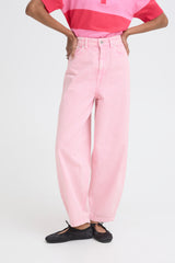 Ichi Avena Pant - Cameo Pink