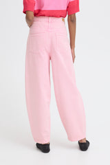 Ichi Avena Pant - Cameo Pink