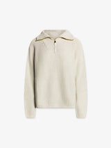 Varley Willard Half Zip Knit - Fog