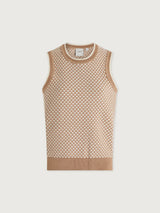 Varley Jenson Stitch Knit Tank - Light Taupe
