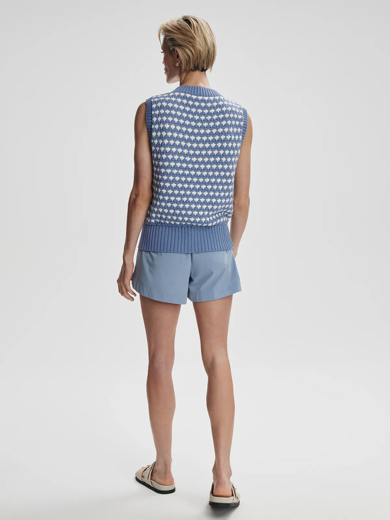 Varley Antonella Knit Vest - Infinity Blue