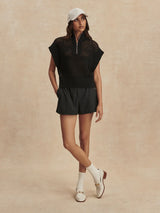 Varley Gaines Half Zip Knit - Black
