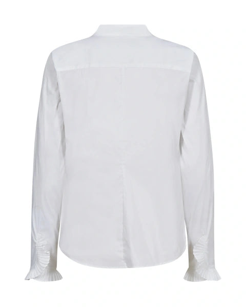 Mos Mosh Hassie Pleat Shirt - White