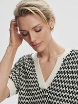 Varley Dora Knit Top - Egret