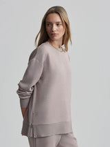 Varley Gabriella Sweat - Taupe Marl