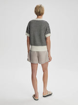 Varley Dora Knit Top - Egret