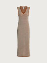 Varley Albane Knit Dress - Caramel Clay