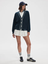 Varley Decker Off Court Cardigan - Navy