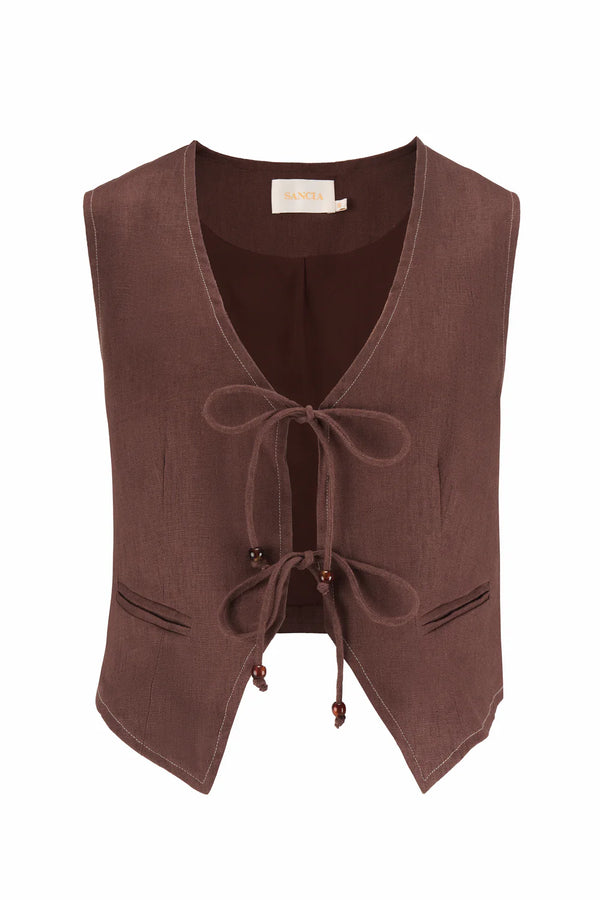 Sancia The Drita Vest - Cinnamon