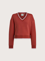 Varley Blithe Cropped Sweat - Baked Apple