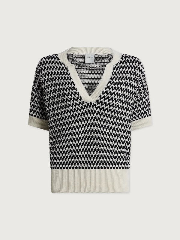Varley Dora Knit Top - Egret