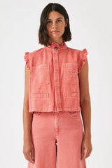 Seventy + Mochi Dear Pablo Waistcoat - Mineral Red