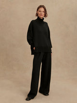 Varley Barker High Neck Sweat - Black