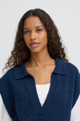 Ichi Povoke WA6 Knit - Blueprint