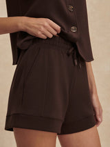 Varley Atrium High Rise Short 4.5 - Coffee Bean