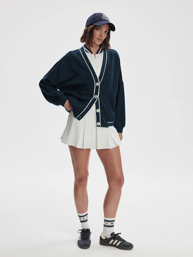 Varley Decker Off Court Cardigan - Navy