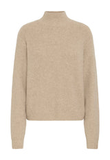 Ichi Ducie LS2 Knit - Oatmeal Melange