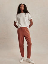 Varley Stevie Branded Tee - White