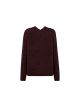 Mos Mosh Thora V-Neck Knit - Fudge