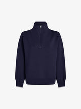 Varley Hawley Half Zip Sweat - Blue Nights