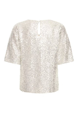 Ichi Fauca SS2 Top - Frosted Almond