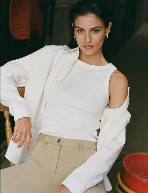 With Nothing Underneath The Classic Denim - Off-White