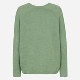 Mos Mosh Thora V-Neck Knit - Turf Green