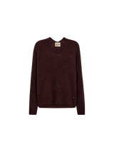 Mos Mosh Thora V-Neck Knit - Fudge