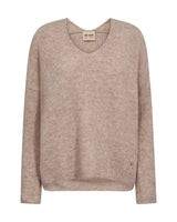Mos Mosh Thora V-Neck Knit - Doeskin