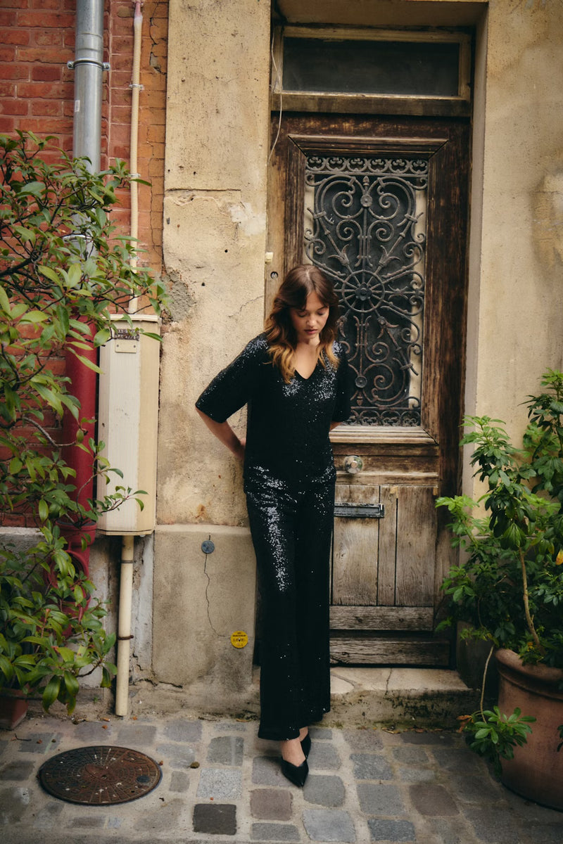 Ichi Fauca SS2 Top - Black