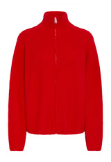 Ichi Ducie Cardigan - Fiery Red