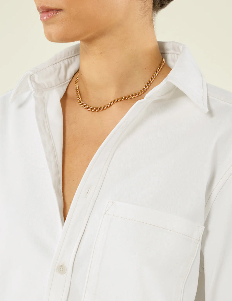 With Nothing Underneath The Classic Denim - Off-White
