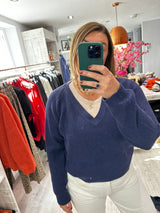 Ichi Dasila LS2 Knit - Patriot Blue