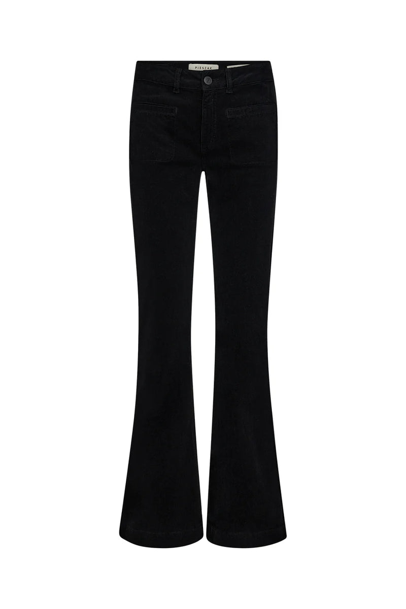 Pieszak Cara 70’s Jeans - Baby Cord Black