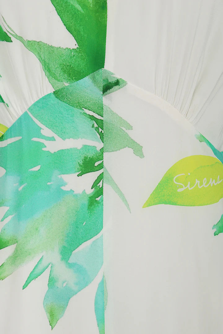 Sirens London Elena Dress - Green Flower