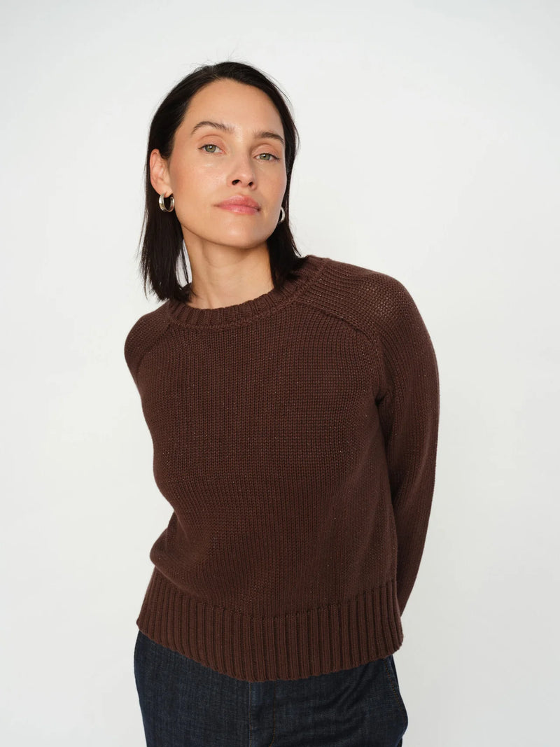 Mos Mosh Rola Bine Lux Crewneck Knit - Bracken