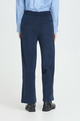 Ichi Kate Corduroy Pant - Total Eclipse