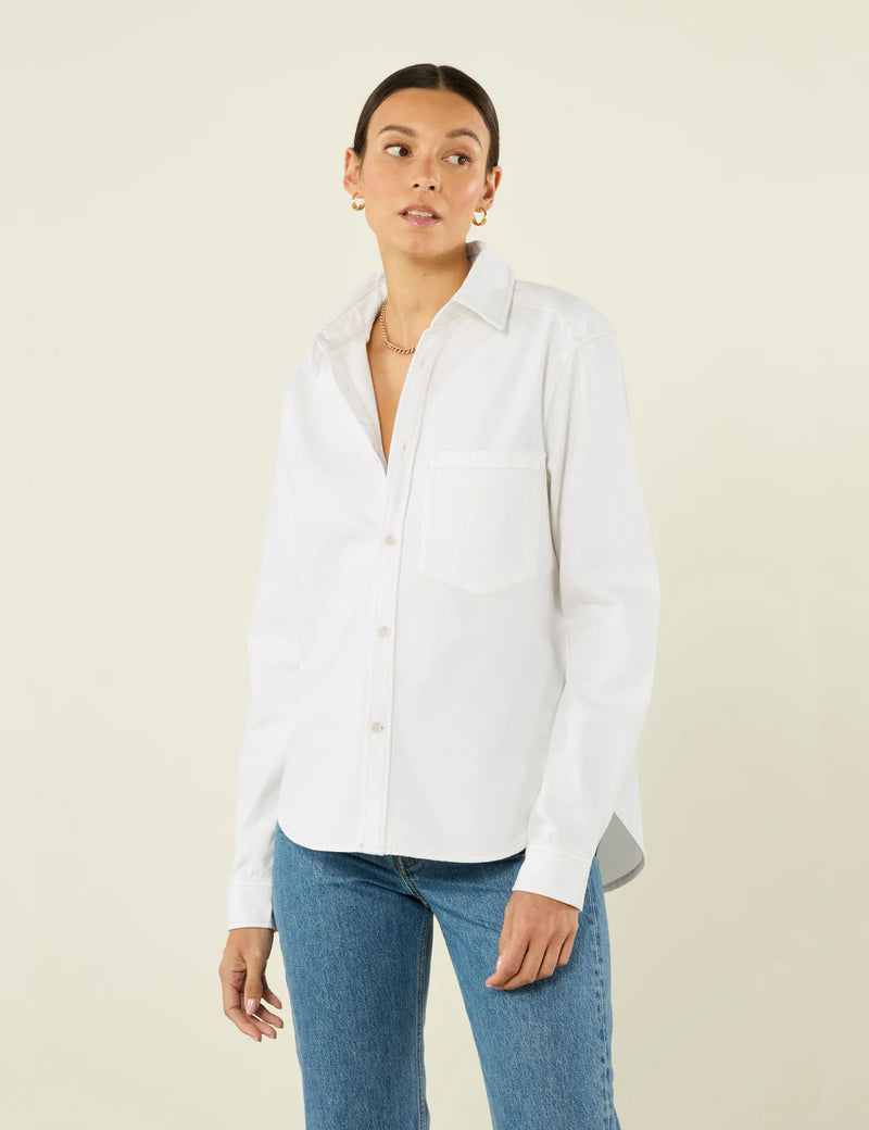 With Nothing Underneath The Classic Denim - Off-White