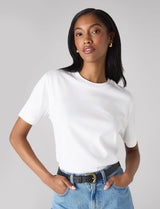 With Nothing Underneath Soho T-shirt - White