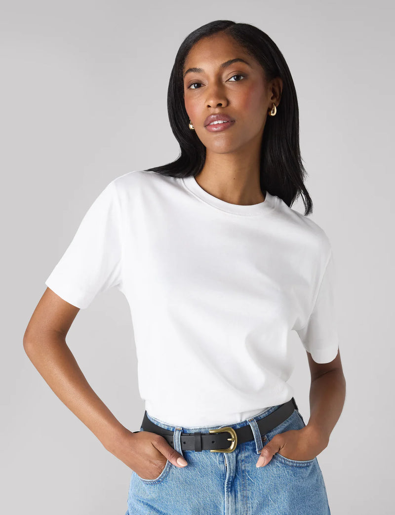 With Nothing Underneath Soho T-shirt - White