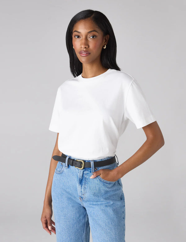 With Nothing Underneath Soho T-shirt - White