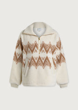 Varley Hendrik Half Zip Sherpa - Egret