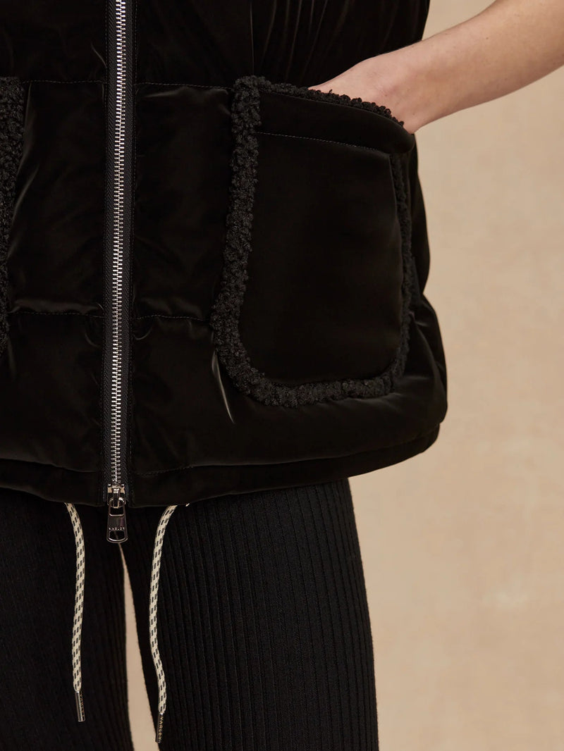 Varley Evie Puffer Gilet - Black
