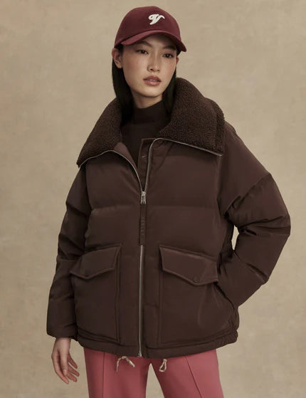 Varley Roseville Down Jacket - Coffee Bean