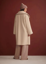 Varley Clemence Sherpa Coat - Sandshell
