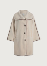 Varley Clemence Sherpa Coat - Sandshell