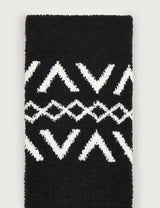 Varley Chadwick Fairisle Sock - Black/Egret